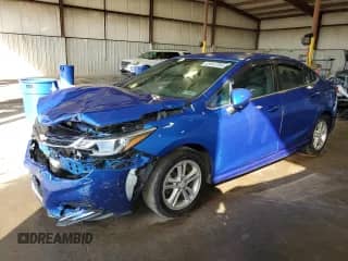 2016 Chevrolet Cruze LT with VIN 1G1BE5SM9G7315512, listed as a Copart auction lot 83847285 with 52,147 mi miles and Salvage title. Bid and sale history available at DreamBid. Image 1.