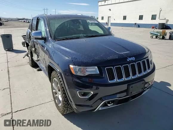 2016 Jeep Grand Cherokee Overland with VIN 1C4RJFCG2GC350920, listed as a Copart auction lot 80224945 with 141,409 mi miles and Salvage title. Bid and sale history available at DreamBid. Image 14.