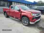 2023 Chevrolet Silverado 1500 LT with VIN 1GCRDDED3PZ272840, listed as a Copart auction lot 60309255 with 15,161 mi miles and Salvage title. Bid and sale history available at DreamBid. Image 4.