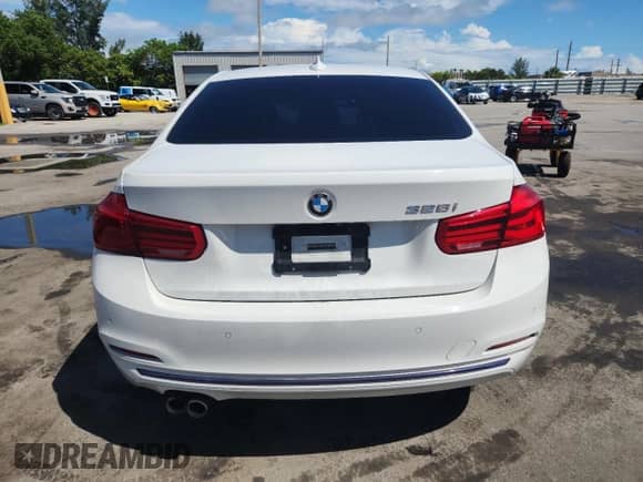 2016 BMW 3 Series 328i with VIN WBA8E9G50GNT44643, listed as a Copart auction lot 85128665 with 117,414 mi miles and Salvage title. Bid and sale history available at DreamBid. Image 6.