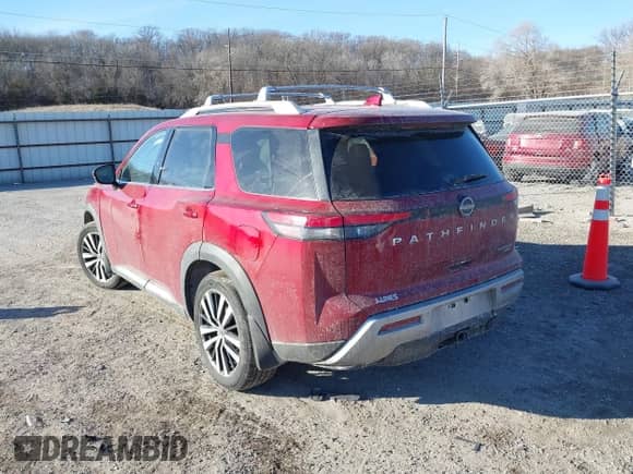 2024 Nissan Pathfinder Platinum с VIN 5N1DR3DJ1RC205331, выставлен на аукционе IAAI как лот 41460658 с пробегом 22 980 миль миль и . История ставок и продаж доступна на DreamBid. Изображение 3.
