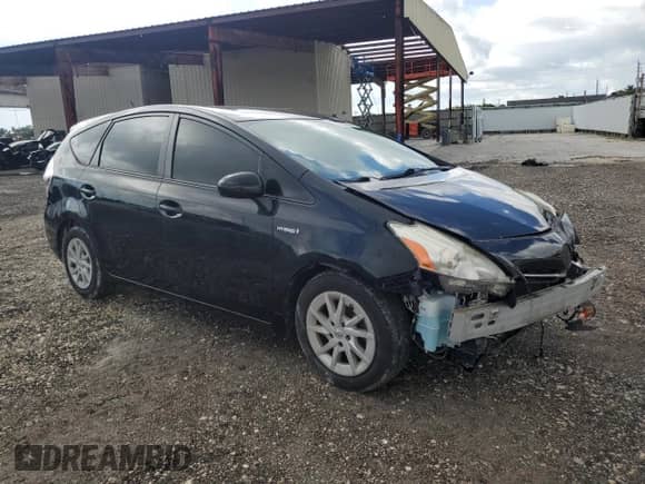 2013 Toyota Prius Two with VIN JTDZN3EUXD3209224, listed as a Copart auction lot 85172095 with 103,629 mi miles and Salvage title. Bid and sale history available at DreamBid. Image 4.