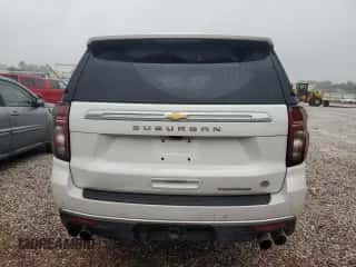 2021 Chevrolet Suburban Premier с VIN 1GNSKFKD2MR146737, выставлен на аукционе Copart как лот 83866475 с пробегом 126 585 миль миль и Списание • Salvage title. История ставок и продаж доступна на DreamBid. Изображение 6.