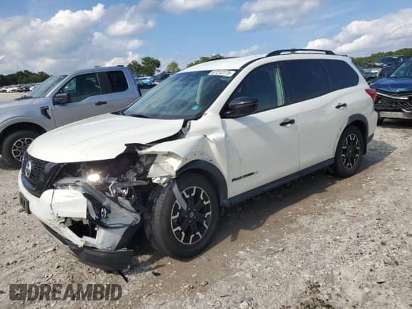2020 Nissan Pathfinder SV with VIN 5N1DR2BM6LC585720, listed as a Copart auction lot 67213175 with 64,922 mi miles and Non repairable. Bid and sale history available at DreamBid. Image 1.