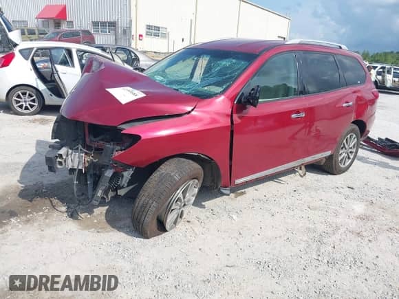 2016 Nissan Pathfinder S z VIN 5N1AR2MNXGC671305, wystawiony jako IAAI lot #42580688 z przebiegiem Nie podano mil oraz . Historia ofert i sprzedaży dostępna na DreamBid. Obrazek 2.