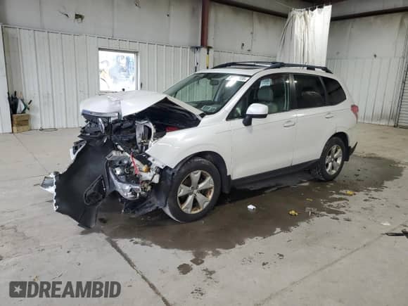 2014 Subaru Forester Limited z VIN JF2SJAHC6EH413237, wystawiony jako Copart lot #89618935 z przebiegiem Nie podano mil oraz Szkoda całkowita • Salvage title. Historia ofert i sprzedaży dostępna na DreamBid. Obrazek 1.
