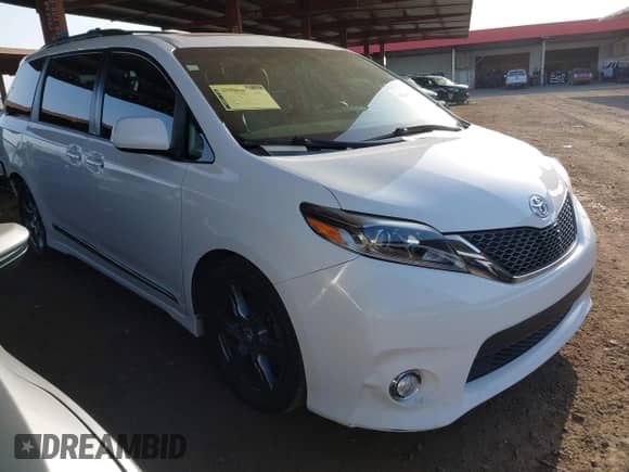 2017 Toyota Sienna SE with VIN 5TDXZ3DC3HS863233, listed as a IAAI auction lot 42629748 with 86,452 mi miles and . Bid and sale history available at DreamBid. Image 1.