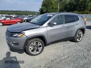 2019 Jeep Compass Limited with VIN 3C4NJCCB6KT679828, listed as a Copart auction lot 71150675 with 51,122 mi miles and Salvage title. Bid and sale history available at DreamBid. Image 1.