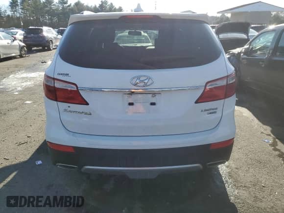 2015 Hyundai Santa Fe Limited with VIN KM8SNDHF1FU105573, listed as a Copart auction lot 86085144 with 116,080 mi miles and Salvage title. Bid and sale history available at DreamBid. Image 6.