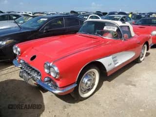 1958 Chevrolet Corvette с VIN J58S109066, выставлен на аукционе Copart как лот 74830194 с пробегом 35 914 миль миль и На запчасти • Non repairable. История ставок и продаж доступна на DreamBid. Изображение 1.