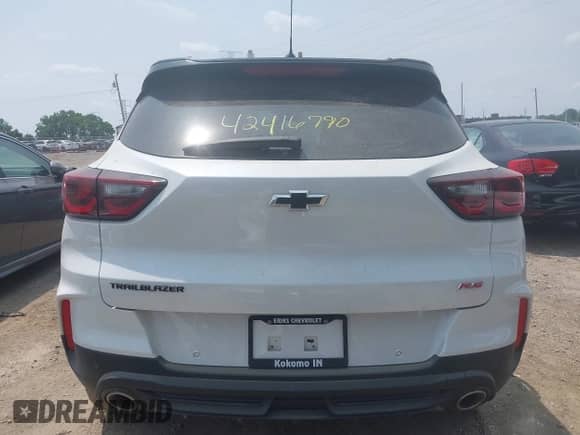 2025 Chevrolet TrailBlazer RS с VIN KL79MTSL7SB080115, выставлен на аукционе IAAI как лот 42416790 с пробегом 6 068 миль миль и . История ставок и продаж доступна на DreamBid. Изображение 16.
