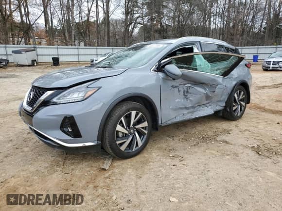 2022 Nissan Murano SL z VIN 5N1AZ2CJ4NC112246, wystawiony jako Copart lot #44647395 z przebiegiem 48 790 mil mil oraz Szkoda całkowita • Salvage title. Historia ofert i sprzedaży dostępna na DreamBid. Obrazek 1.