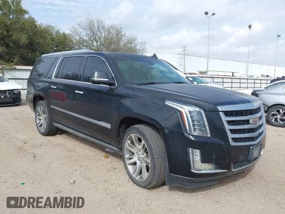 2016 Cadillac Escalade ESV Premium Collection with VIN 1GYS3JKJ4GR257044, listed as a IAAI auction lot 41747244 with 168,140 mi miles and . Bid and sale history available at DreamBid. Image 1.
