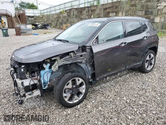 2022 Jeep Compass (RED) Edition with VIN 3C4NJDCB8NT113826, listed as a Copart auction lot 65605475 with 41,146 mi miles and Salvage title. Bid and sale history available at DreamBid. Image 1.