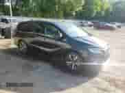 2018 Honda Odyssey Elite with VIN 5FNRL6H93JB036756, listed as a Copart auction lot 53462875 with 122,004 mi miles and Salvage title. Bid and sale history available at DreamBid. Image 4.