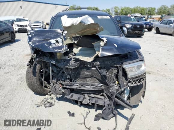 2017 Dodge Durango Citadel with VIN 1C4RDHEG7HC805505, listed as a Copart auction lot 53387145 with 158,027 mi miles and Salvage title. Bid and sale history available at DreamBid. Image 5.