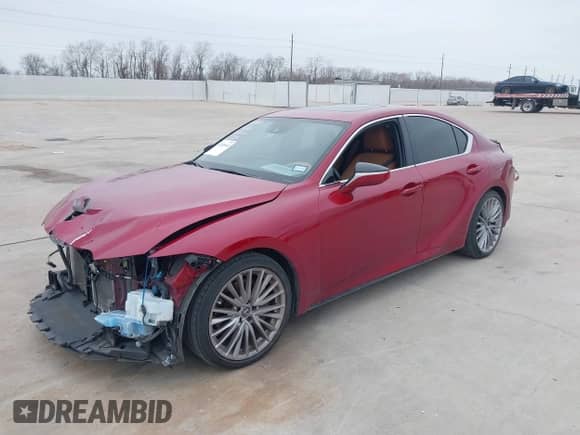 2022 Lexus IS 300 z VIN JTHDA1D21N5119328, wystawiony jako IAAI lot #41558644 z przebiegiem 44 241 mil mil oraz . Historia ofert i sprzedaży dostępna na DreamBid. Obrazek 2.