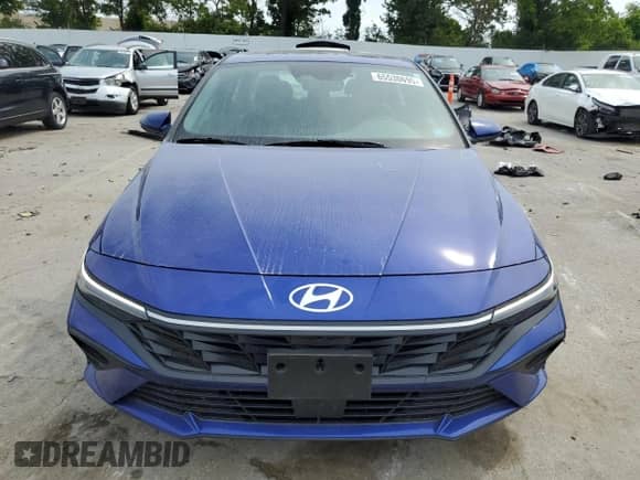 2024 Hyundai Elantra SEL с VIN KMHLS4DG7RU750762, выставлен на аукционе Copart как лот 65530695 с пробегом 7 342 миль миль и Списание • Salvage title. История ставок и продаж доступна на DreamBid. Изображение 5.