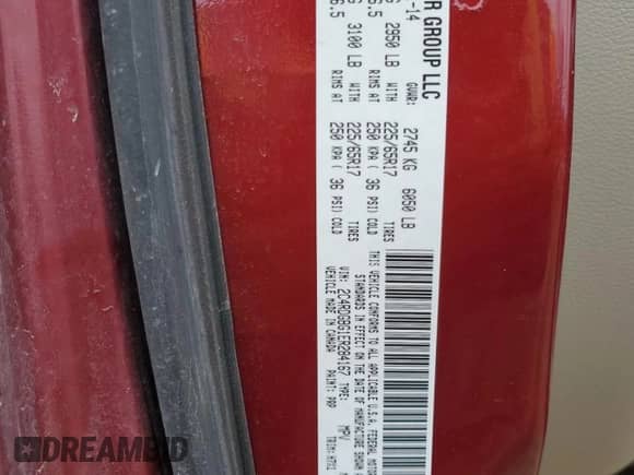 2014 Dodge Grand Caravan SXT with VIN 2C4RDGBG1ER284167, listed as a Copart auction lot 42567115 with Not provided miles and Clean title. Bid and sale history available at DreamBid. Image 13.