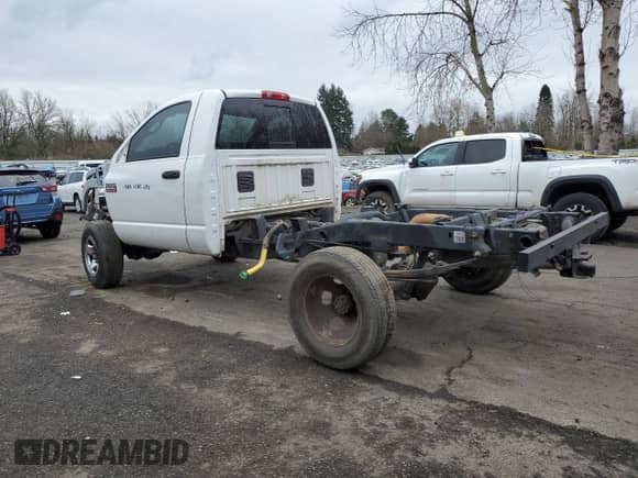 2007 Dodge 2500 SLT with VIN 3D7KS26A57G808824, listed as a Copart auction lot 45665605 with Not provided miles and Salvage title. Bid and sale history available at DreamBid. Image 2.