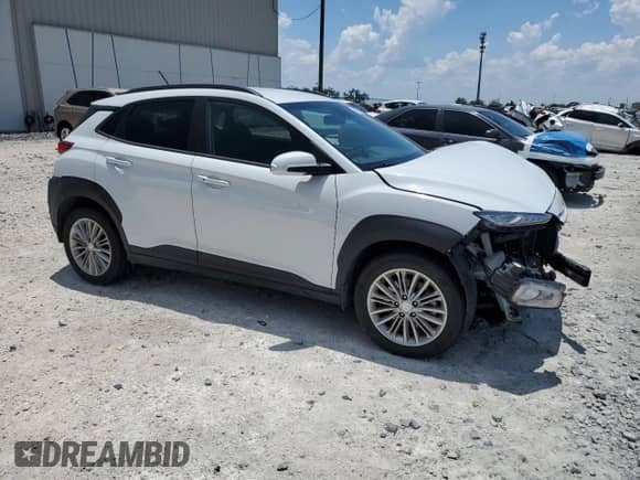 2021 Hyundai Kona SEL with VIN KM8K2CAA2MU604879, listed as a Copart auction lot 65975935 with 81,178 mi miles and Non repairable. Bid and sale history available at DreamBid. Image 4.