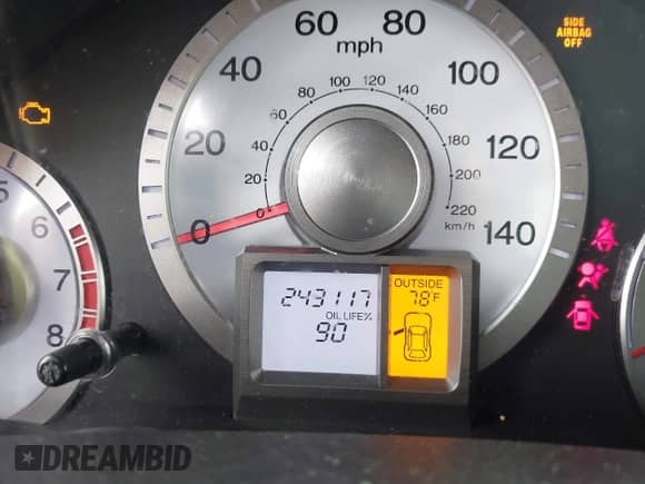 2010 Honda Pilot EX with VIN 5FNYF4H40AB017335, listed as a IAAI auction lot 43287495 with 243,117 mi miles and . Bid and sale history available at DreamBid. Image 7.