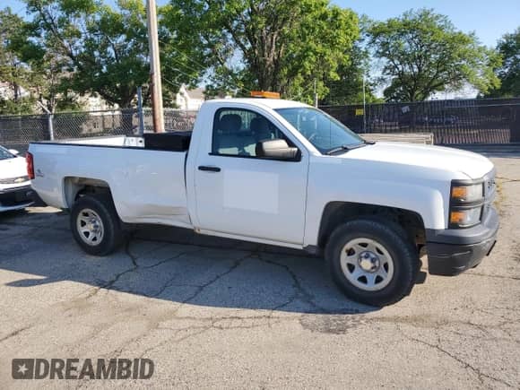 2014 Chevrolet Silverado 1500 Work Truck with VIN 1GCNCPEH5EZ225411, listed as a Copart auction lot 70144785 with Not provided miles and Clean title. Bid and sale history available at DreamBid. Image 4.