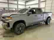 2021 Chevrolet Silverado 1500 Custom with VIN 1GCRWBEK8MZ375857, listed as a Copart auction lot 58373785 with 27,292 mi miles and Clean title. Bid and sale history available at DreamBid. Image 1.