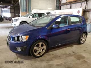 2014 Chevrolet Sonic LTZ with VIN 1G1JE6SB1E4111883, listed as a Copart auction lot 56010855 with 147,745 mi miles and Salvage title. Bid and sale history available at DreamBid. Image 1.