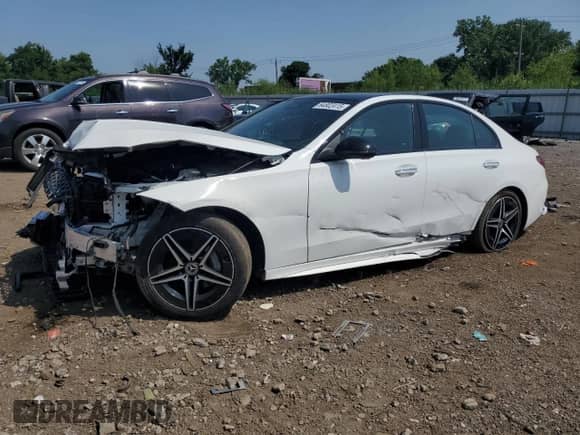 2023 Mercedes-Benz C 300 с VIN W1KAF4HB8PR121743, выставлен на аукционе Copart как лот 64802415 с пробегом 58 132 миль миль и Списание • Salvage title. История ставок и продаж доступна на DreamBid. Изображение 1.