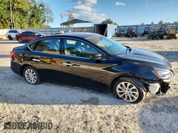 2019 Nissan Sentra SV with VIN 3N1AB7AP2KL610090, listed as a Copart auction lot 82293315 with 97,690 mi miles and Non repairable. Bid and sale history available at DreamBid. Image 4.