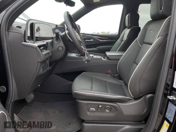 2024 Cadillac Escalade 4WD Premium Luxury with VIN 1GYS4BKL2RR336350, listed as a Copart auction lot 58405505 with 2,212 mi miles and Salvage title. Bid and sale history available at DreamBid. Image 7.