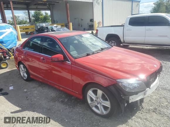 2011 Mercedes-Benz C 300 Sport with VIN WDDGF5EB2BA522278, listed as a Copart auction lot 86867905 with 46,481 mi miles and Salvage title. Bid and sale history available at DreamBid. Image 4.