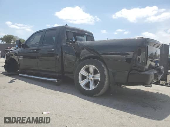 2014 Ram 1500 Sport with VIN 1C6RR6HT1ES372352, listed as a Copart auction lot 54484735 with 104,236 mi miles and Salvage title. Bid and sale history available at DreamBid. Image 2.