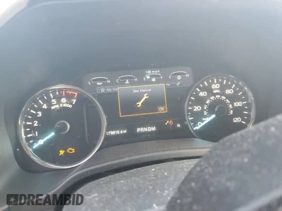 2020 Ford F-150 XL with VIN 1FTEW1E53LKD64615, listed as a Copart auction lot 85851915 with 79,810 mi miles and Salvage title. Bid and sale history available at DreamBid. Image 9.