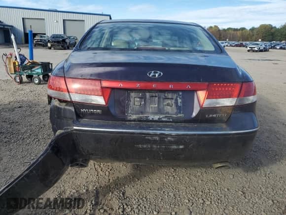 2006 Hyundai Azera SE z VIN KMHFC46F76A109395, wystawiony jako Copart lot #86869165 z przebiegiem 170 166 mil mil oraz Szkoda całkowita • Salvage title. Historia ofert i sprzedaży dostępna na DreamBid. Obrazek 6.