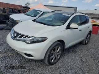 2014 Nissan Murano SL with VIN JN8AZ1MU7EW411501, listed as a Copart auction lot 80451985 with 87,994 mi miles and Salvage title. Bid and sale history available at DreamBid. Image 1.