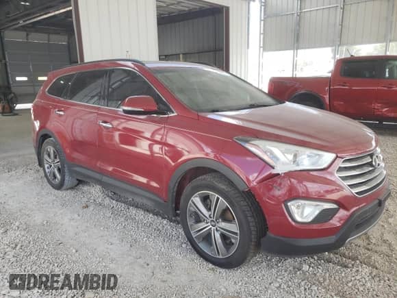2014 Hyundai Santa Fe Limited with VIN KM8SN4HF1EU078812, listed as a Copart auction lot 61976955 with 175,322 mi miles and Salvage title. Bid and sale history available at DreamBid. Image 4.