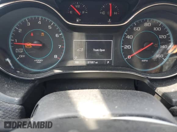 2018 Chevrolet Cruze LT с VIN 1G1BE5SMXJ7192407, выставлен на аукционе Copart как лот 68249915 с пробегом 97 087 миль миль и Списание • Salvage title. История ставок и продаж доступна на DreamBid. Изображение 9.