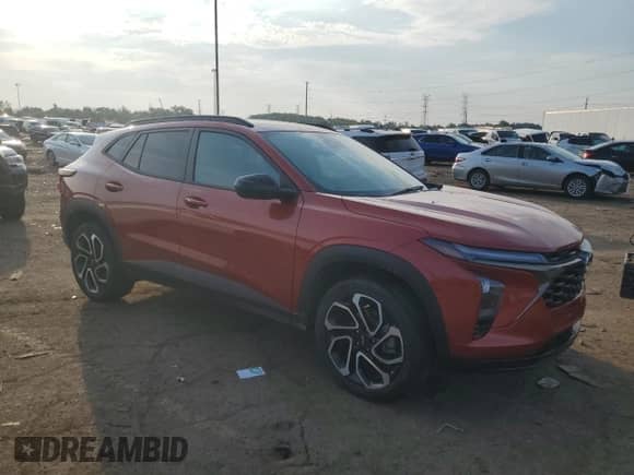 2024 Chevrolet Trax 2RS with VIN KL77LJE26RC191745, listed as a Copart auction lot 67968555 with Not provided miles and Salvage title. Bid and sale history available at DreamBid. Image 4.