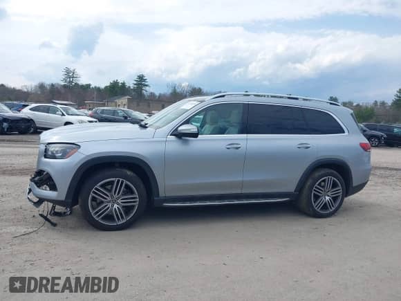 2023 Mercedes-Benz GLS 450 with VIN 4JGFF5KE0PA953645, listed as a IAAI auction lot 42030704 with 46,499 mi miles and . Bid and sale history available at DreamBid. Image 12.