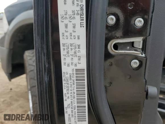 2009 Dodge 1500 TRX с VIN 1D3HB18P19S782144, выставлен на аукционе Copart как лот 72457624 с пробегом 185 383 миль миль и Списание • Salvage title. История ставок и продаж доступна на DreamBid. Изображение 14.