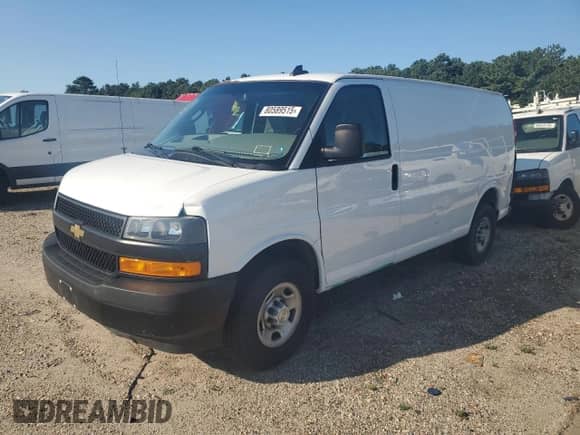 2022 Chevrolet Express Cargo с VIN 1GCWGAF73N1238880, выставлен на аукционе Copart как лот 80589515 с пробегом 59 989 миль миль и Списание • Salvage title. История ставок и продаж доступна на DreamBid. Изображение 1.