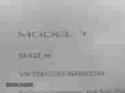 2022 Tesla Model Y Long Range z VIN 7SAYGDEE1NA003346, wystawiony jako IAAI lot #42966899 z przebiegiem 86 422 mil mil oraz . Historia ofert i sprzedaży dostępna na DreamBid. Obrazek 15.