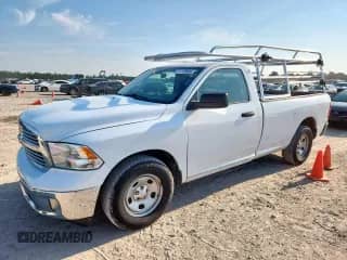 2016 Ram 1500 Tradesman with VIN 3C6JR6DT3GG285517, listed as a Copart auction lot 71772585 with 43,667 mi miles and Salvage title. Bid and sale history available at DreamBid. Image 1.