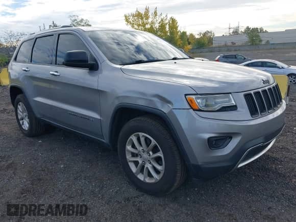 2014 Jeep Grand Cherokee Limited with VIN 1C4RJFBG5EC273488, listed as a IAAI auction lot 43390401 with 120,575 mi miles and . Bid and sale history available at DreamBid. Image 1.