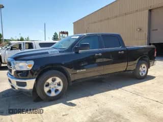 2024 Ram 1500 Big Horn with VIN 1C6SRFMT4RN170133, listed as a Copart auction lot 57634475 with 20,243 mi miles and Clean title. Bid and sale history available at DreamBid. Image 1.