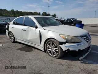 2012 Hyundai Genesis 3.8L with VIN KMHGC4DD3CU181064, listed as a Copart auction lot 80757045 with Not provided miles and Salvage title. Bid and sale history available at DreamBid. Image 4.