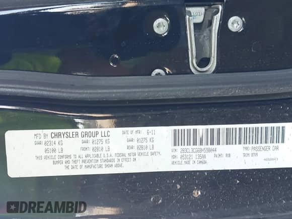 2011 Dodge Charger Rallye z VIN 2B3CL3CG6BH598044, wystawiony jako IAAI lot #43035479 z przebiegiem 128 714 mil mil oraz . Historia ofert i sprzedaży dostępna na DreamBid. Obrazek 9.