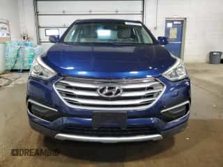 2017 Hyundai Santa Fe 2.4L z VIN 5XYZTDLB1HG412064, wystawiony jako Copart lot #85650035 z przebiegiem 110 755 mil mil oraz Czysty tytuł • Clean title. Historia ofert i sprzedaży dostępna na DreamBid. Obrazek 5.